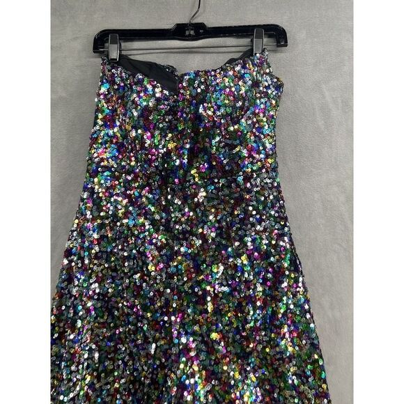 Anthropologie Hutch Bow Jumpsuit Size 2 Black Montif Strapless - Picture 9 of 13